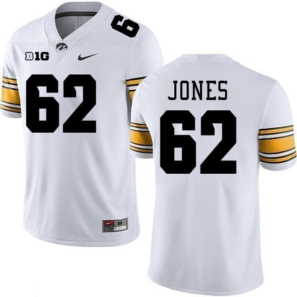 Cal Jones Iowa Jersey,University Of Iowa Hawkeyes Fotoball Uniforms,Jersey,Gears-White